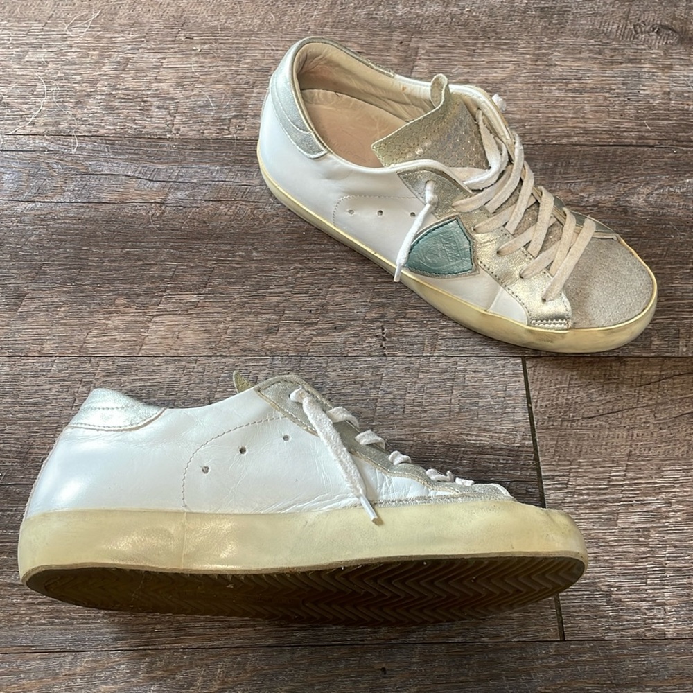 Philippe model leather low top sneakers